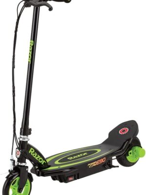 Electric Scooter with Hub Motor & Push-Button Throttle, Ages 8+