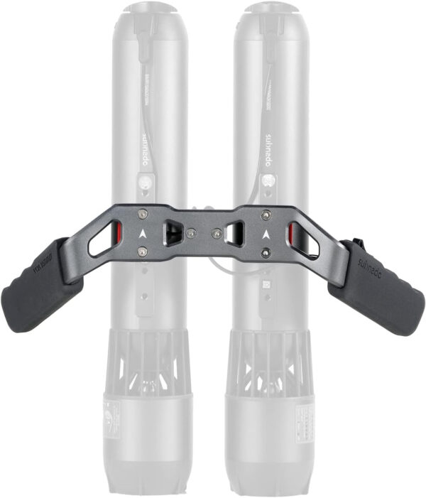 58f3e7e5d6c94684bff2975c28d6ff92 Subnado Twin Engine Handle Bracket+ Subnado Underwater Scooter 2 Packs with 2 handgrips, 2 Arm Mount Kits, 2 Accessories Mount Rings