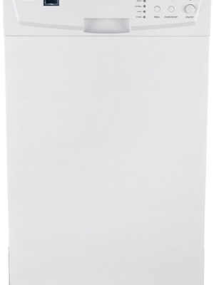 Portable Dishwasher, 18in Wide, 8 Place Settings Capacity, White