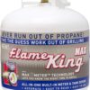 Pound Steel Propane Tank Cylinder with OPD Valve and Built-in Gauge, 20 lb Vertical-Flame King