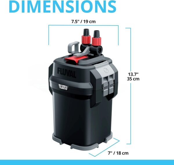 59a1042a80694906a69b03f797bec6e0 Perfomance Canister Filter – for Aquariums Up to 100 Gallons – Aquarium Canister Filter