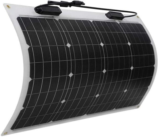 5a2a2909e0284263a4a4da30fbcbb855 160 Watt 12 Volt Extremely Flexible Monocrystalline Solar Panel – Ultra Lightweight, Ultra Thin, Up to 248 Degree Arc, for RV, Boats, Roofs, Uneven Surfaces