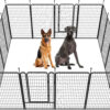 FXW Rollick Dog Playpen for Yard, RV Camping, 32 inch 8 Panels for Small and Medium Dogs│Patented