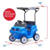 Side-by-Side Push Around SUV Two-Seater Push Car