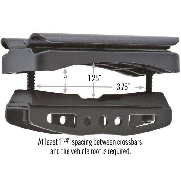 Apex ER-08208S 150 lbs. Steel Roof Cargo Basket with Wind Fairing