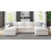 134′′ Wide Reversible Modular Sectional with Ottoman