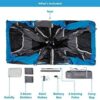 CORE Instant Cabin Tents with LED Lights | 6 Person / 9 Person / 12 Person Family Multi Room Lighted Pop Up Tents for Camping | Included Storage Pockets for Camping Accessories