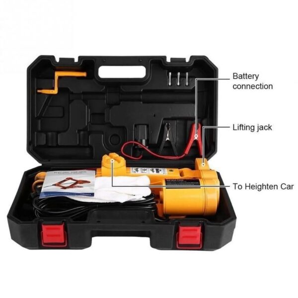 5c25f99784ea477192a80170c15407b5 3Ton 12V DC Automotive Car Electric Jack Lifting SUV Van Garage and Emergency Equipment