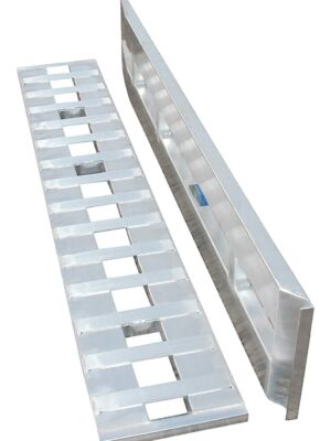 7 FT x 15 Aluminum 6000 LB RampS CAR Truck Trailer Auto Hauler Knife & Hook Ends