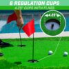 GoSports 12’x5′ Golf Putting Green for Indoor & Outdoor Putting Practice