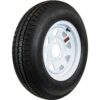 Hi-Run ASB1001 8 Spoke White 50 PSI ST175/80D13 and 13 in. x 4.5 in. 5-4.5HD 6-Ply Tire and Wheel Assembly