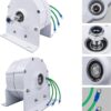 12000W Low RPM Permanent Magnet Generator 12V 24V 48V 120V 220V, Free Energy Gearless Permanent Magnet Generator Motor DIY for Wind Turbine Water Turbine,12V