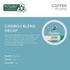 Caribou Coffee Caribou Blend Decaf, Single-Serve K-Cup Pods, Medium Roast Coffee, 96 Count