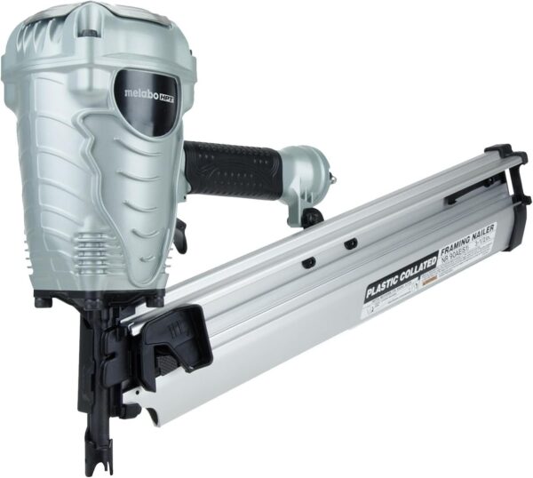 5e994f11a95c4af9a4d755e568c101c8 Framing Nailer, Pro Preferred Brand of Pneumatic Nailers, 21 Degree Magazine, Accepts 2-Inch to 3-1/2-Inch Plastic Collated Nails, Ideal for Framing, Flooring, & Roof Decking, NR90AES1