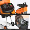 Wood Chipper, 15-Amp Garden Shredder, 60L Collection Bag – Tkws01a