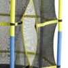 Upper Bounce 55′′ Kids Trampoline with Safety Enclosure – No-Spring Bungee System, Easy Assembly