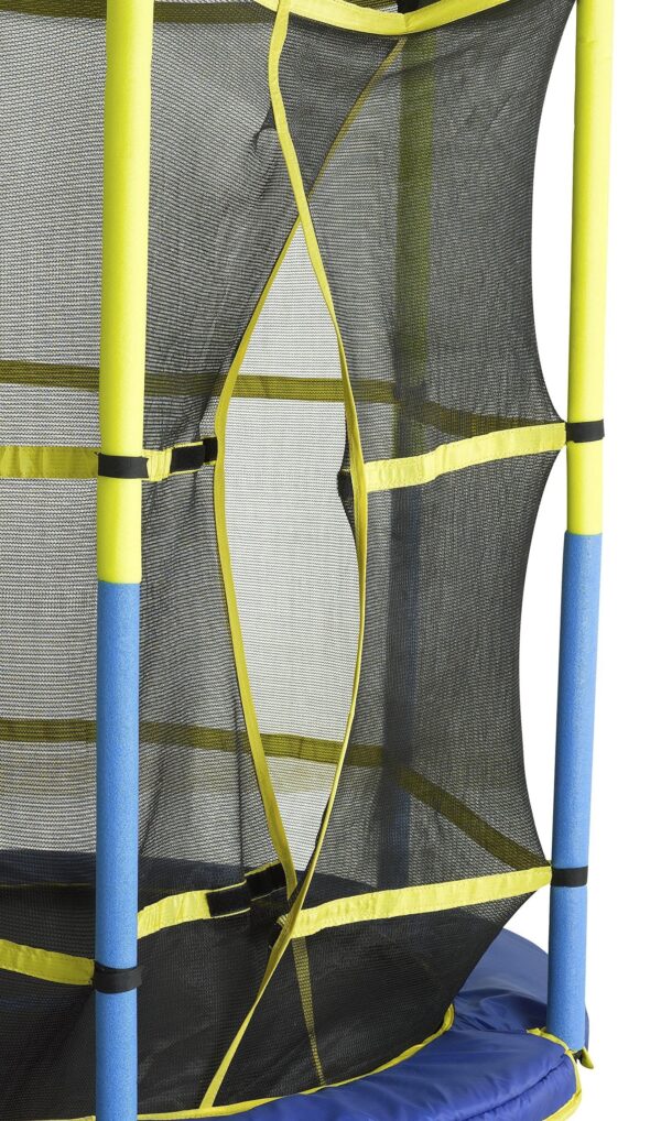 5fadf5bf203842719408004a0529d2cd Upper Bounce 55′′ Kids Trampoline with Safety Enclosure – No-Spring Bungee System, Easy Assembly