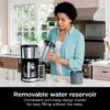 Ninja 12-Cup Programmable Coffee Brewer, 2 Brew Styles, Adjustable Warm Plate, 60oz Water Reservoir, Delay Brew – Black/Stainless Steel