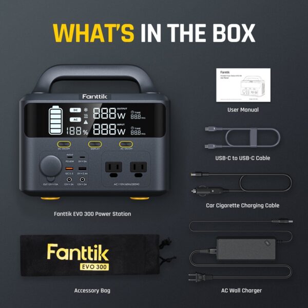 T8 APEX Jump Starter Standard Package and EVO 300 Portable Power Station