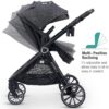 2 in 1 Baby Stroller, Convertible Bassinet Pushchair for Infants and Newborns 0-36 Months