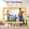 15.6′′ Digital Picture Frame, 64GB 1920 x 1080 IPS Touch Screen Electronic Photo Frame, Pre-Load Photo Gift Mode Without Open Package, Auto-Rotate, Wall/Table Mountable, App Share Photos, Black