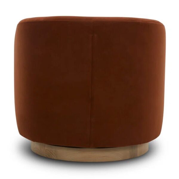 61fa7134144244638eedc1f4ee80aaa5 Upholstered Swivel Barrel Chair