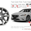 19 19 7.5 Automotive Rim New Single Wheel for Mazda 6 2014 2017 Dark Hyper Silver OEM Quality Replacement
