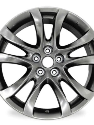 19 19 7.5 Automotive Rim New Single Wheel for Mazda 6 2014 2017 Dark Hyper Silver OEM Quality Replacement