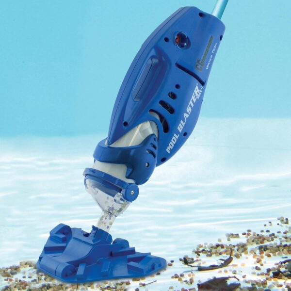 POOL BLASTER Max Cordless Pool Vacuum for Deep Cleaning & Strong Suction, Handheld Rechargeable Swimming Pool Cleaner for Inground and Above Ground Pools, Hoseless Pool Vac by Water Tech