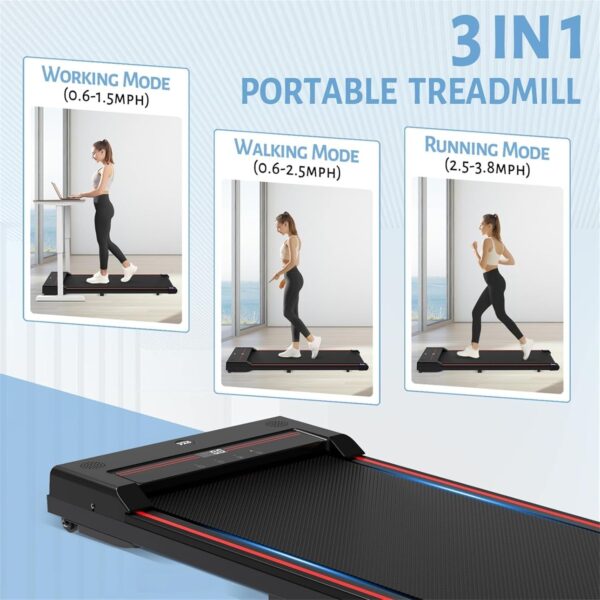 631cb29b0f5a495ab38feddc24db1186 Walking Vibration Pad with APP, 3 in 1 Under Desk Treadmill, 2.5HP Low Noise Walking Treadmill Pad with Remote Control,Portable Treadmills for Home Office