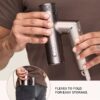 Shark SpeedStyle Pro FLEX Professional Performance High-Velocity Hair Dryer System Metallic Gray