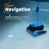 Robotic Pool Vacuum Cleaner All Pools up to 33 FT – Wall Climbing Scrubber Brush