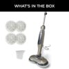 Steam Pickup 3-in-1 Steam Mop Picks Up Debris, Deep Scrubs, & Steam Sanitizes – All At Once, Lightweight Steam Cleaner for Home with Sealed Hard Floors like Hardwood, Tile & Laminate, SD201