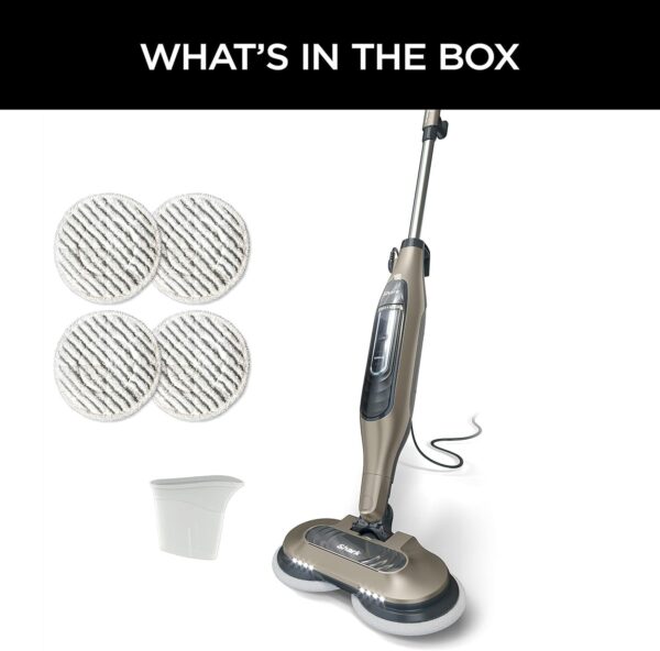 Steam Pickup 3-in-1 Steam Mop Picks Up Debris, Deep Scrubs, & Steam Sanitizes – All At Once, Lightweight Steam Cleaner for Home with Sealed Hard Floors like Hardwood, Tile & Laminate, SD201