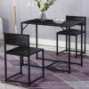 Dining Table With Two Dining Chairs Set