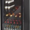 80L Glass Fronted Under Counter Fridge, Wine Beer and Beverage Cooler