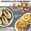 Air Fryer Combo 8-in-1 Countertop Microwave Oven, with Convection, Broil, Odor Removal Mode, 12.4′′ Position Memory Turntable, Child-Lock, 1.0 Cu.ft, Black Stainless Steel, ML2-EC10SA(BS)