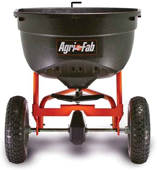 63e489d970694d298874c7b1b0602b0f 130-Pound Tow Behind Broadcast Spreader