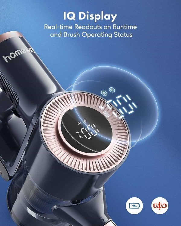 Homeika Cordless Vacuum Cleaner, 20Kpa Powerful Suction Vacuum