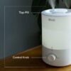 Humidifiers for Bedroom Baby, Sprout Evaporative with Dual Filters for Air & Water, Separate Sensor, Adjustable No Blue Nightlight, Auto Dry, Smart Control & Alexa, Auto Mode, 3.8L Tank for 36H