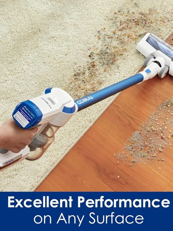 A10 Essentials Cordless Stick Vacuum, Lightweight ZeroTangle Brush, Powerful for Hard Floors, Carpets & Pet Hair