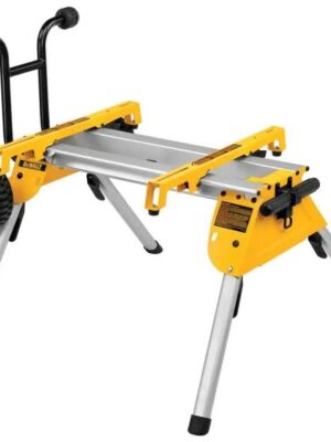 DW7440RS 33 lbs. Heavy Duty Rolling Table Saw Stand with Quick-Connect Stand Brackets with 200lbs. Capacity