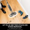 Steam Pickup 3-in-1 Steam Mop Picks Up Debris, Deep Scrubs, & Steam Sanitizes – All At Once, Lightweight Steam Cleaner for Home with Sealed Hard Floors like Hardwood, Tile & Laminate, SD201