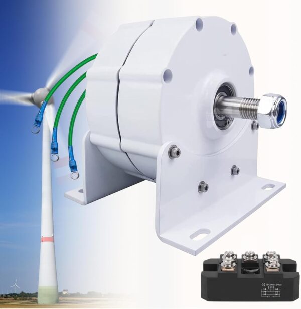 65817d771e674a99913e4f054e72d063 12000W Low RPM Permanent Magnet Generator 12V 24V 48V 120V 220V, Free Energy Gearless Permanent Magnet Generator Motor DIY for Wind Turbine Water Turbine,12V