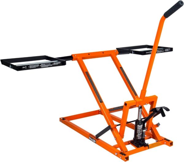 Pro-LifT Lawn Mower Lift Jack – 350 Lbs Capacity for Tractors and Zero Turn Lawn Mowers