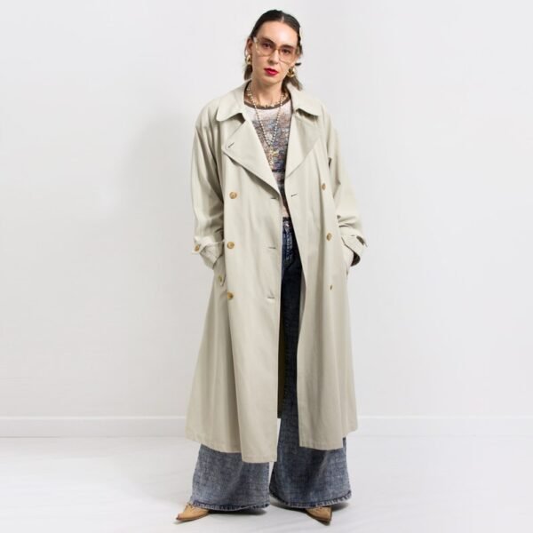 65cf2362d502467fabdd94e4d1876741 Cream trench double breasted