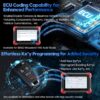 D7 Automotive OBD2 Scanner with ECU Coding, Bidirectional Controls, 36+ Resets, Android 10, Full System Diagnostics, 3-Year Updates