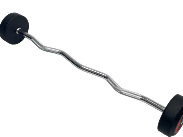 65dd65d9829e470a8d205f0aee339e12 20LB-60LB Ruber EZ Curl Barbell Set (no rack)