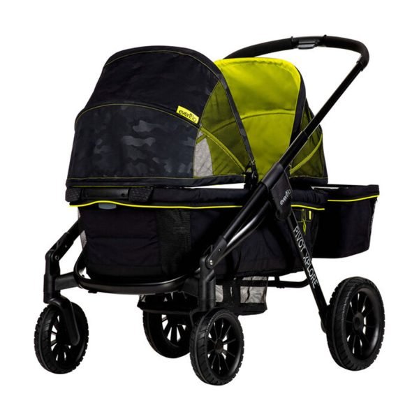 66288f1fcdcc4abba564118dc61cbd5b Evenflo Pivot Xplore All-Terrain Stroller Wagon (Wayfarer Black)