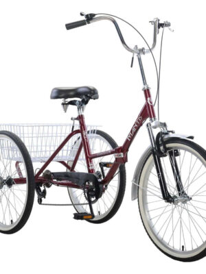 Adult Tri-Rad Folding 24′′ 6-Speed Tricycle